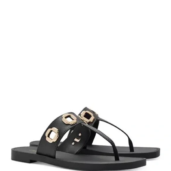 Larroude Black Milan Sandal - Picture 2 of 7